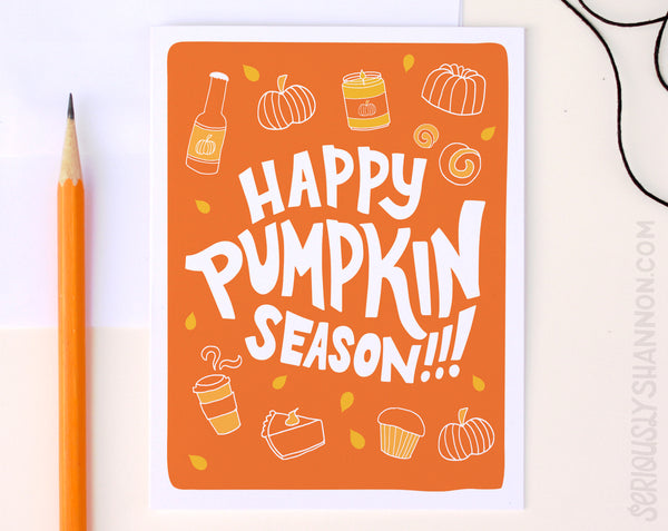 Happy Pumpkin Season Card