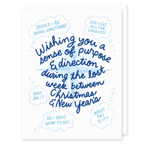 Purpose and Direction Holiday Card