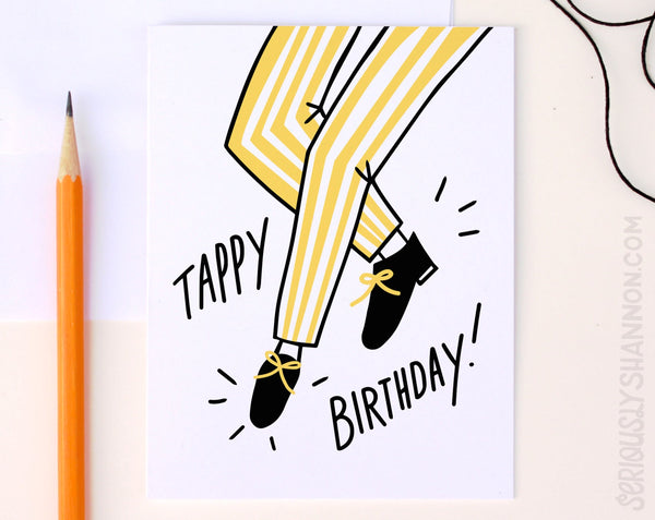 Tappy Birthday Card