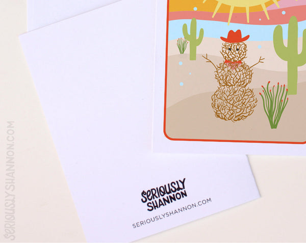 Arizona Holiday Card - Warm Wishes