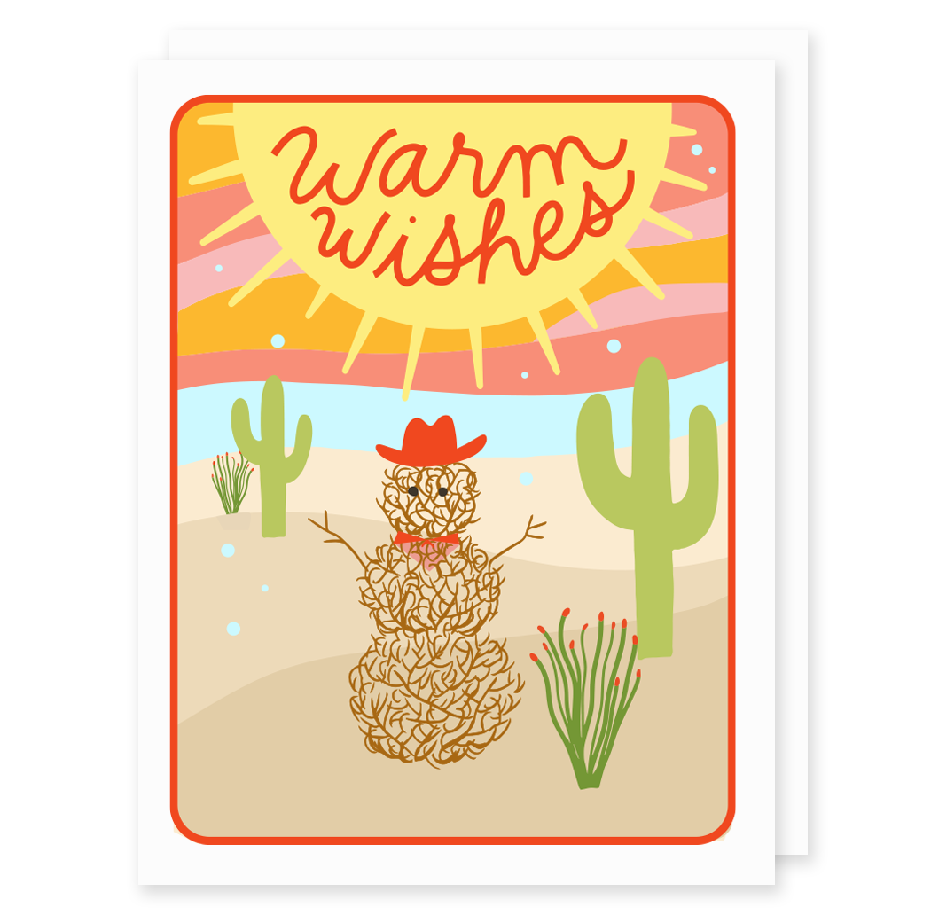 Arizona Holiday Card - Warm Wishes