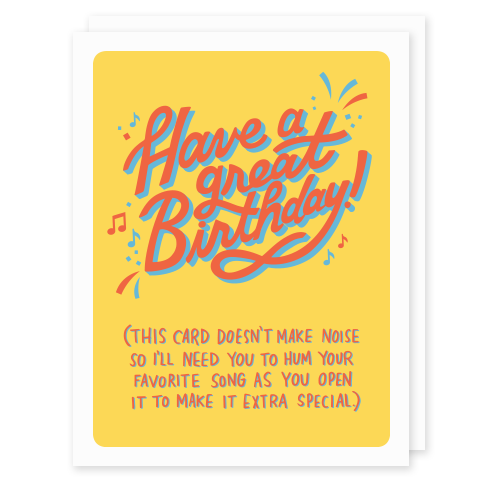 Birthday Noise Card