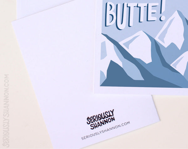 Butte Birthday Card