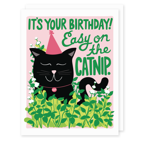 Catnip Birthday Card