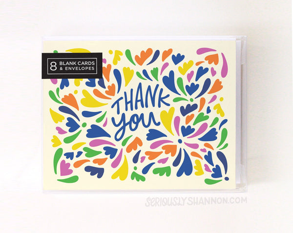 Colorful Thank You Card Set
