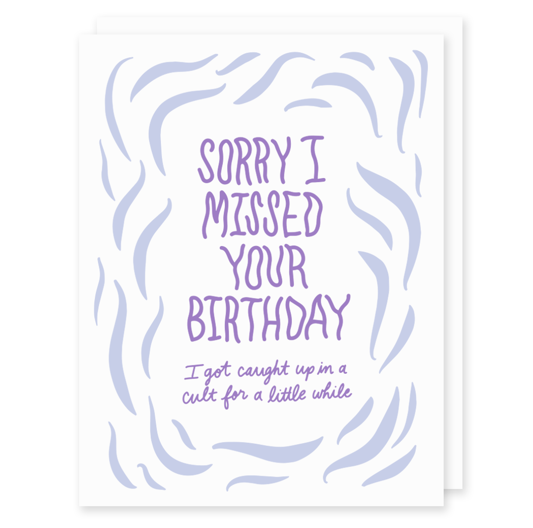 Cult Belated Birthday Card