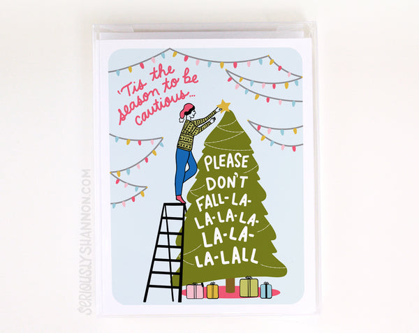 Fa la lall Holiday Cards Set of 8