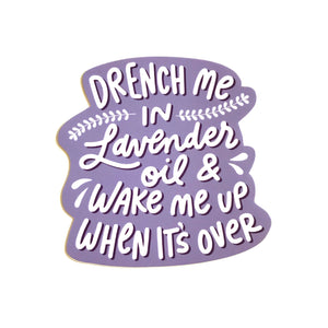 Funny Lavender Sticker