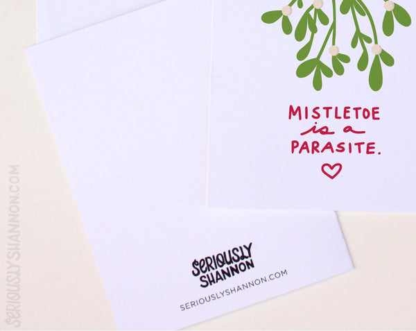 Funny Mistletoe Card Set