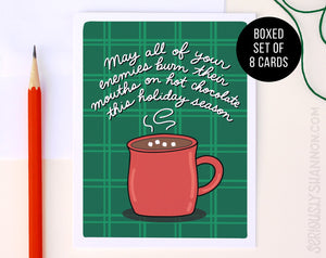 Hot Chocolate Holiday Cards Set of 8