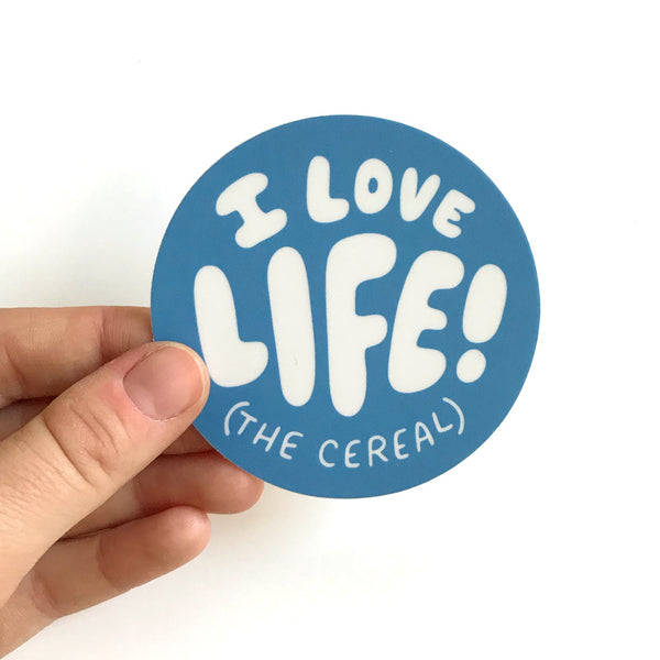 I Love Life (The Cereal) Sticker