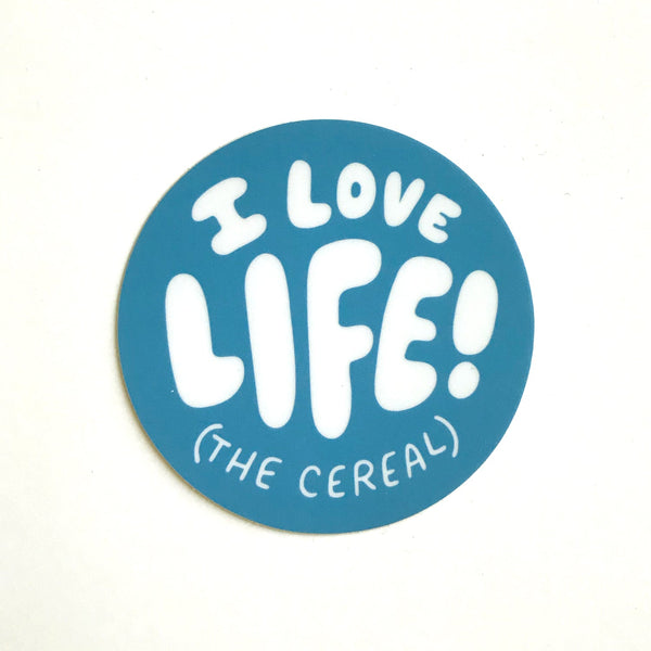 I Love Life (The Cereal) Sticker