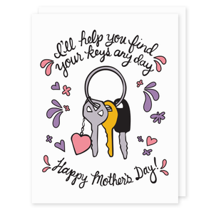 Keys Mothers Day Card
