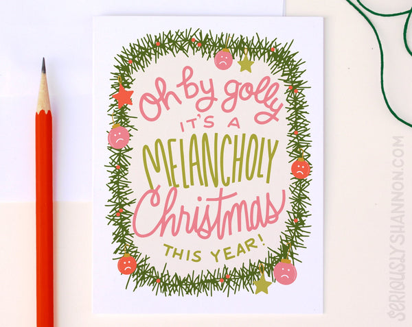 Melancholy Christmas Card