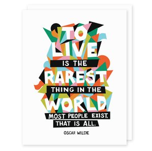 Oscar Wilde Quote Card