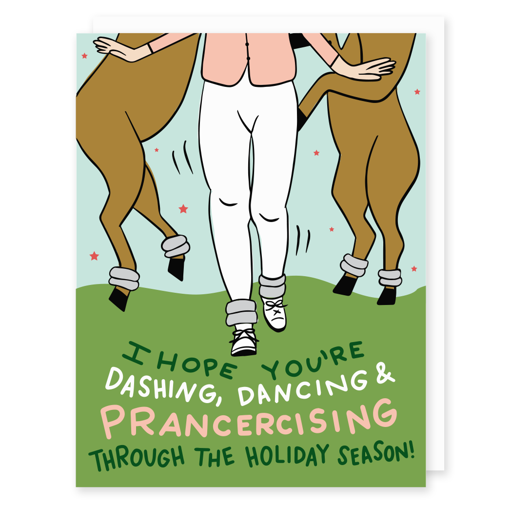 Prancercise Holiday Card