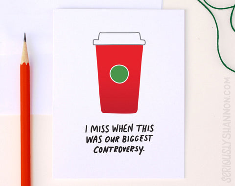 Red Cup Controversy Card