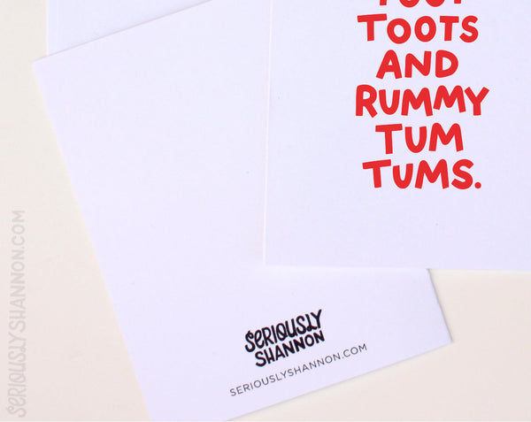 Rooty Toot Toots Holiday Card