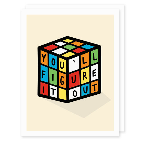 Rubik's Cube Card