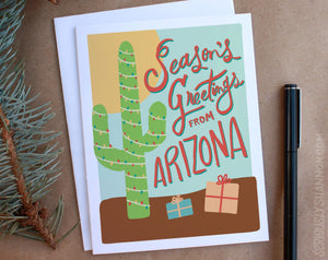 Seasons Greetings from Arizona Holiday Card