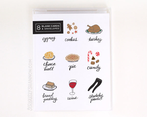 Stretchy Pants Holiday Card Set of 8