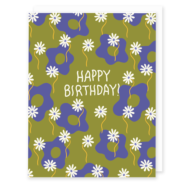 Tiny Flowers Birthday Card