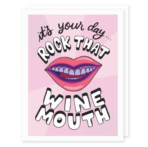 Wine Mouth Card