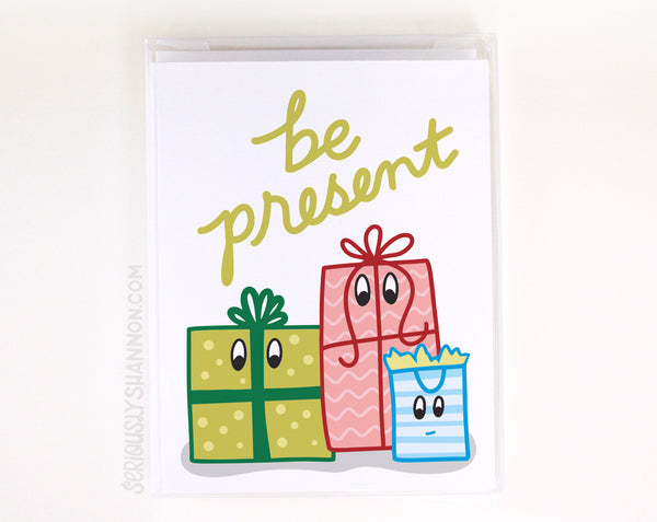 Be Present Christmas Cards Set of 8